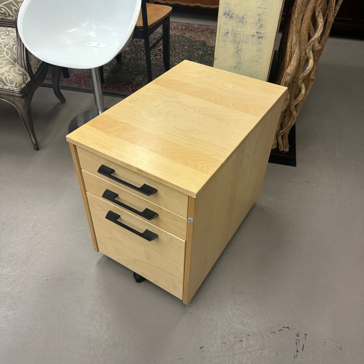 Rolling 3 Drawers Office Cabinet