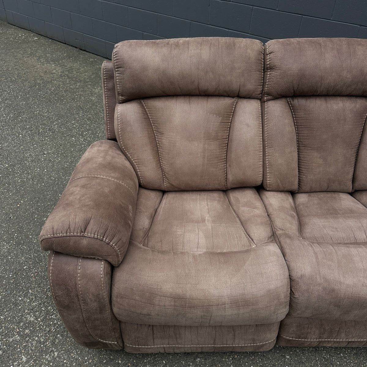 Brown Reclining Sofa Set