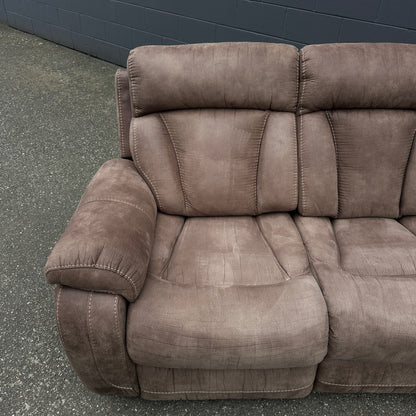 Brown Reclining Sofa Set