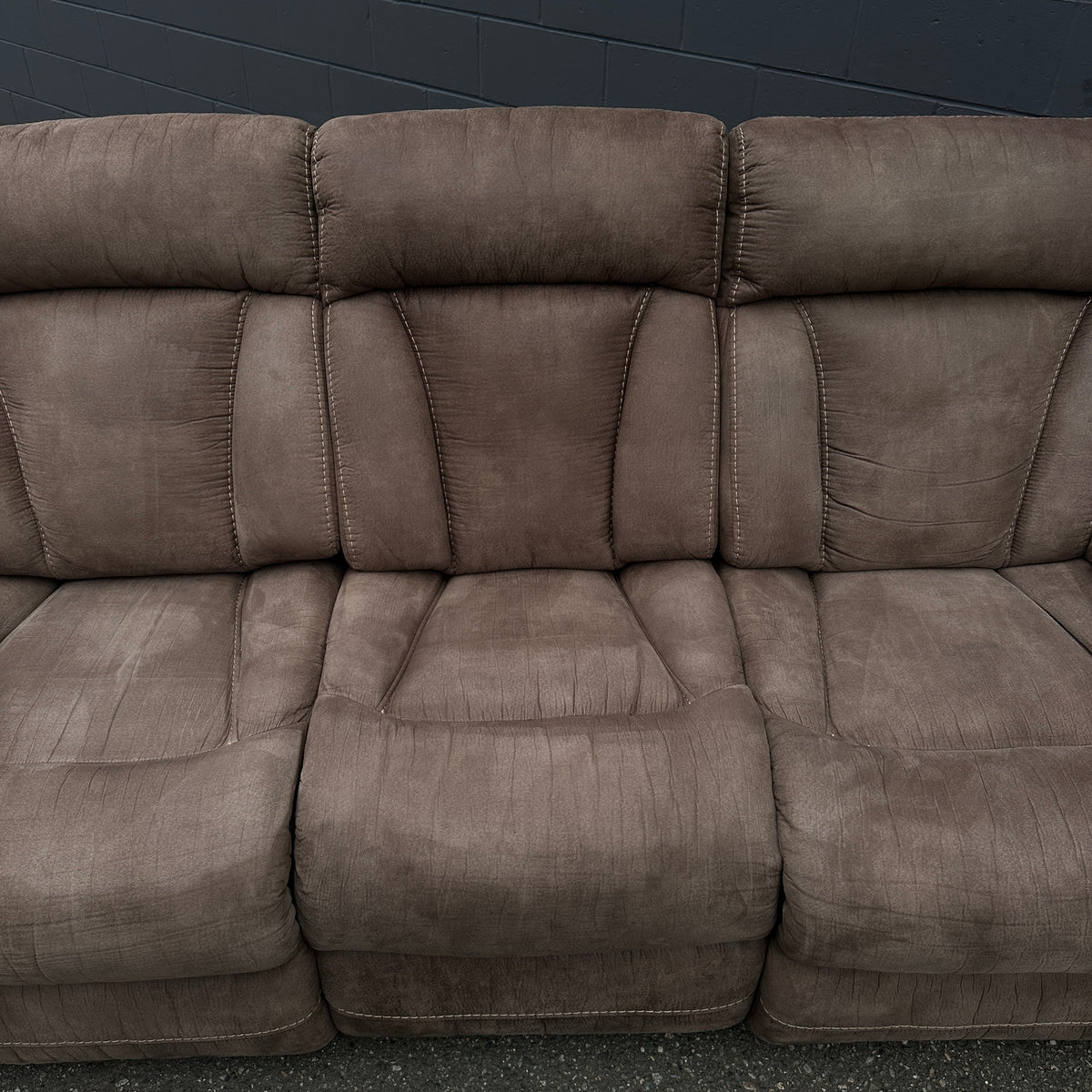 Brown Reclining Sofa Set