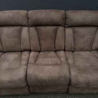 Brown Reclining Sofa Set
