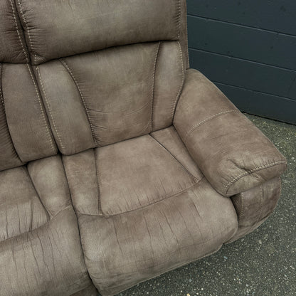 Brown Reclining Sofa Set