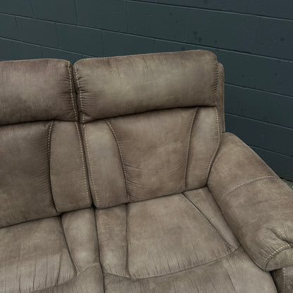 Brown Reclining Sofa Set