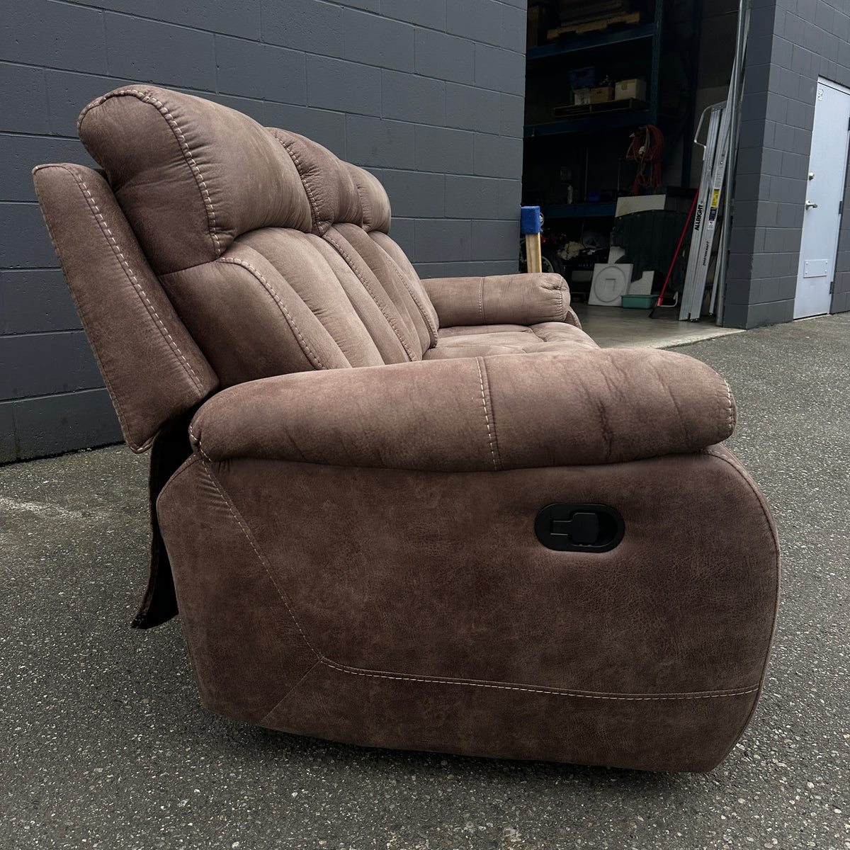 Brown Reclining Sofa Set