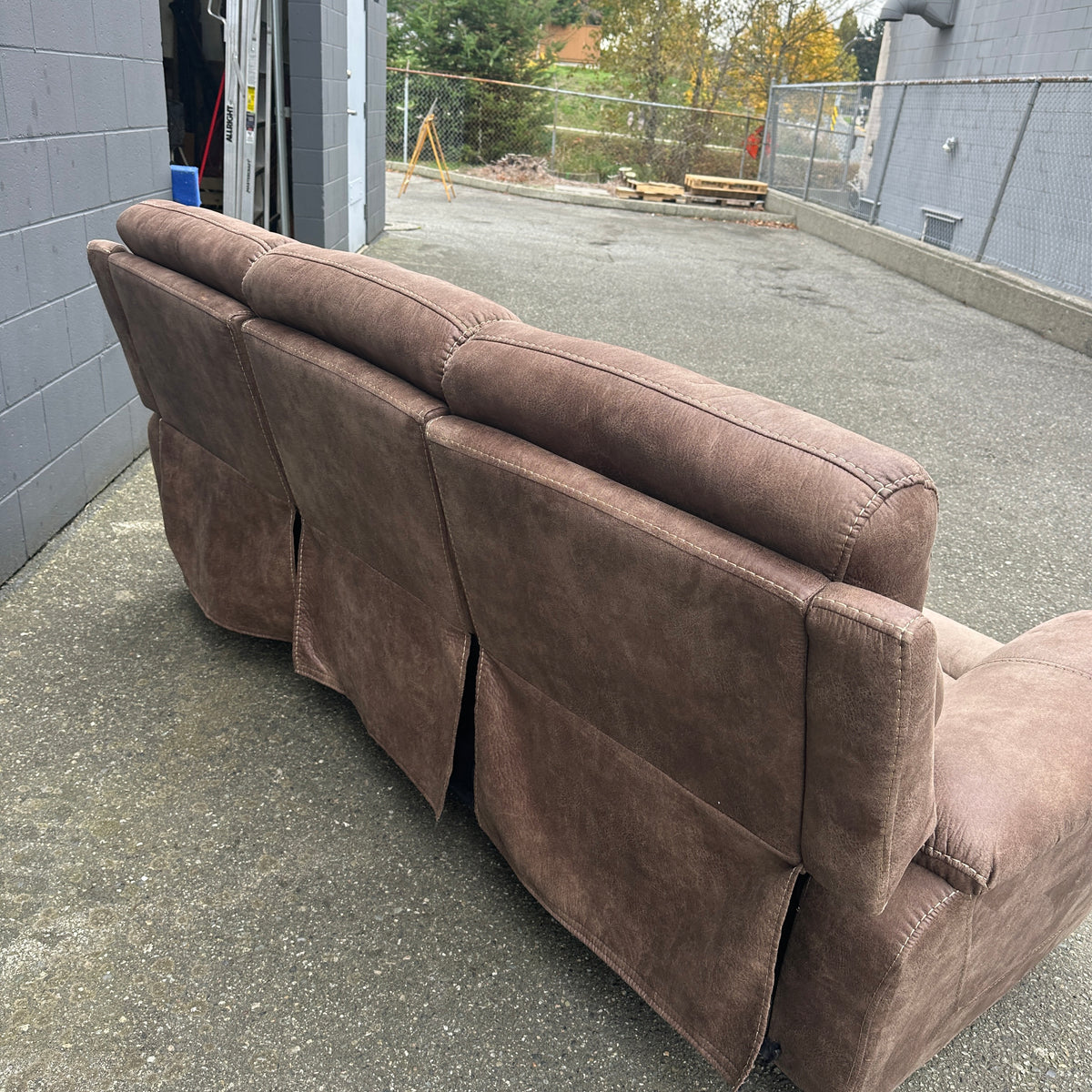 Brown Reclining Sofa Set