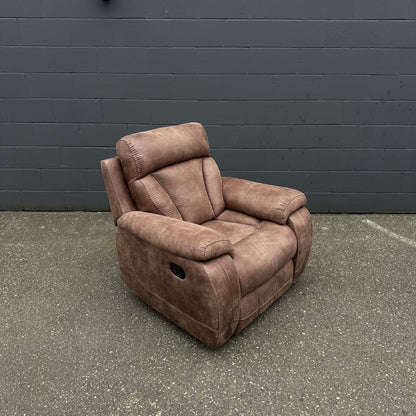 Brown Reclining Sofa Set