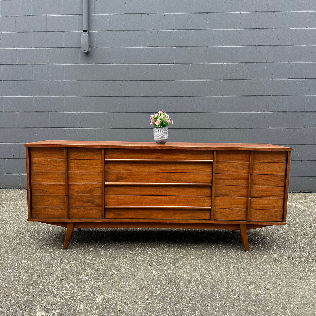 Mid-Century Walnut Credenza