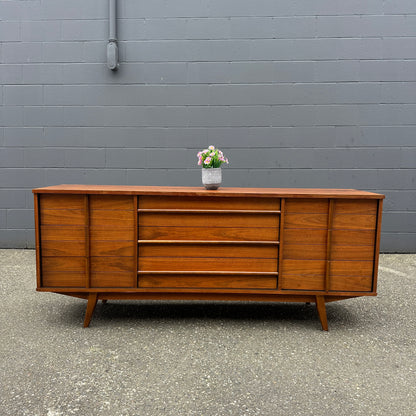 Mid-Century Walnut Credenza