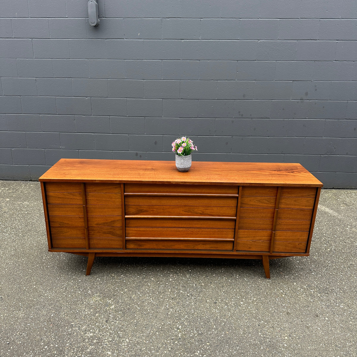Mid-Century Walnut Credenza