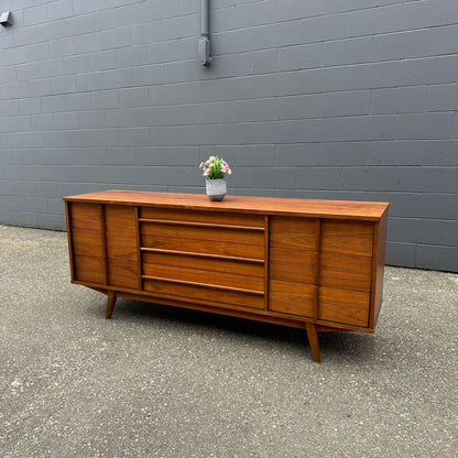 Mid-Century Walnut Credenza