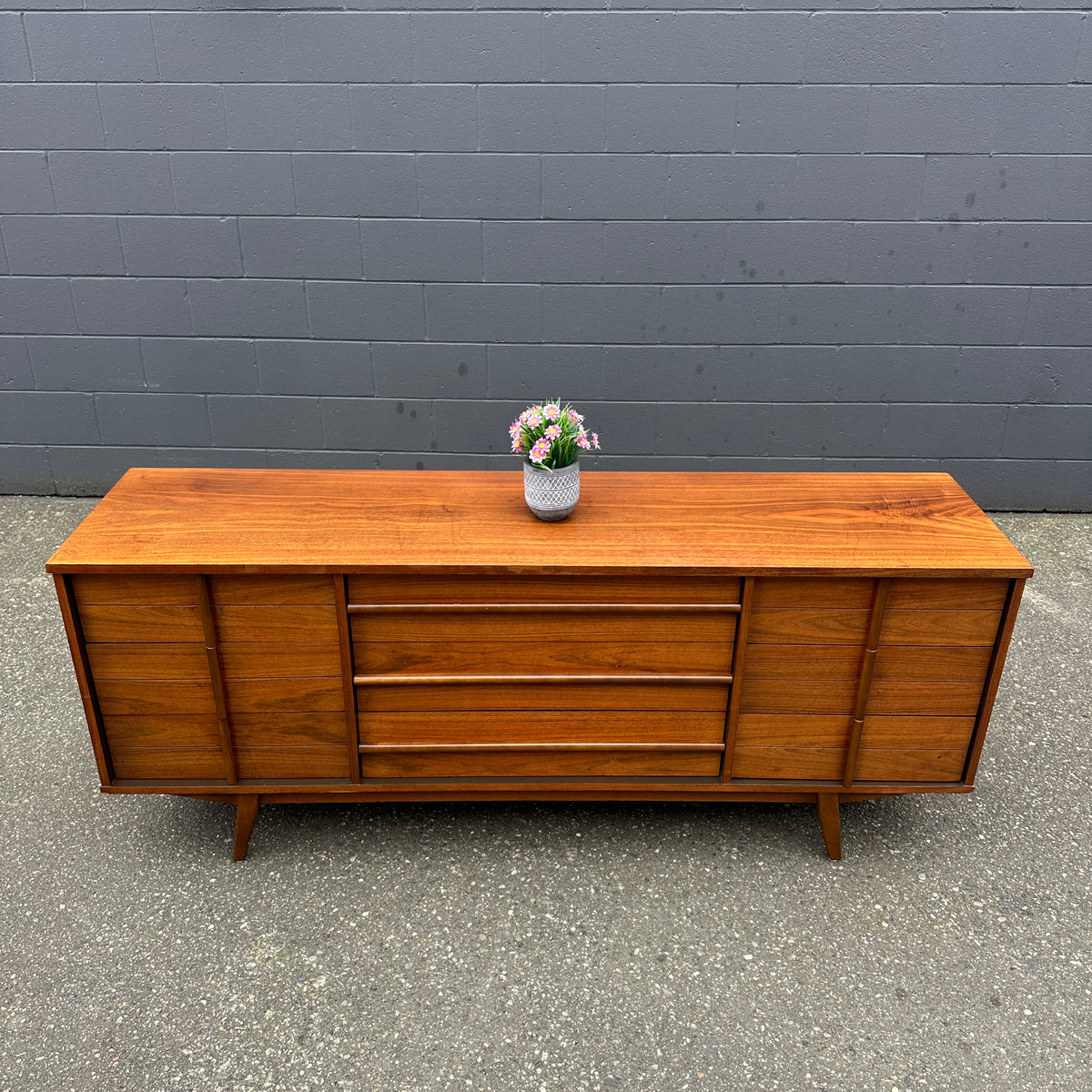 Mid-Century Walnut Credenza