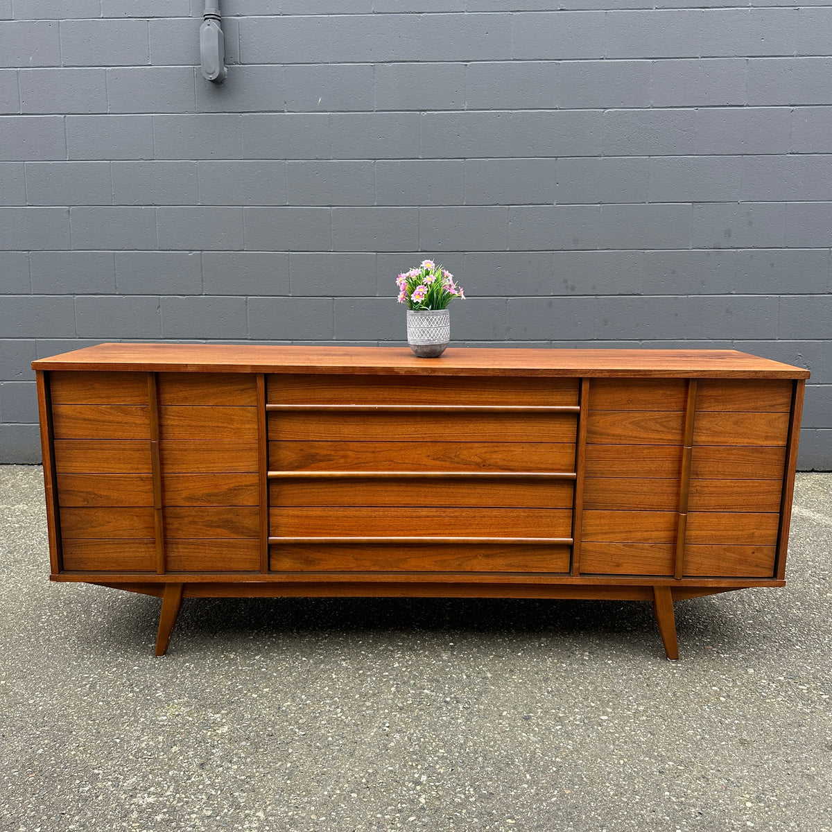 Mid-Century Walnut Credenza