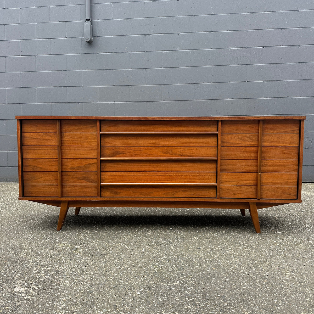 Mid-Century Walnut Credenza