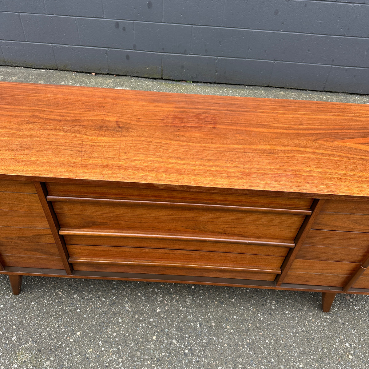 Mid-Century Walnut Credenza