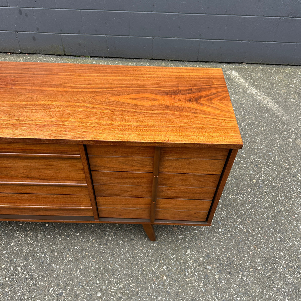Mid-Century Walnut Credenza