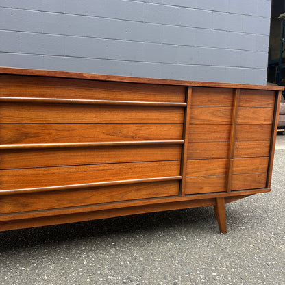 Mid-Century Walnut Credenza