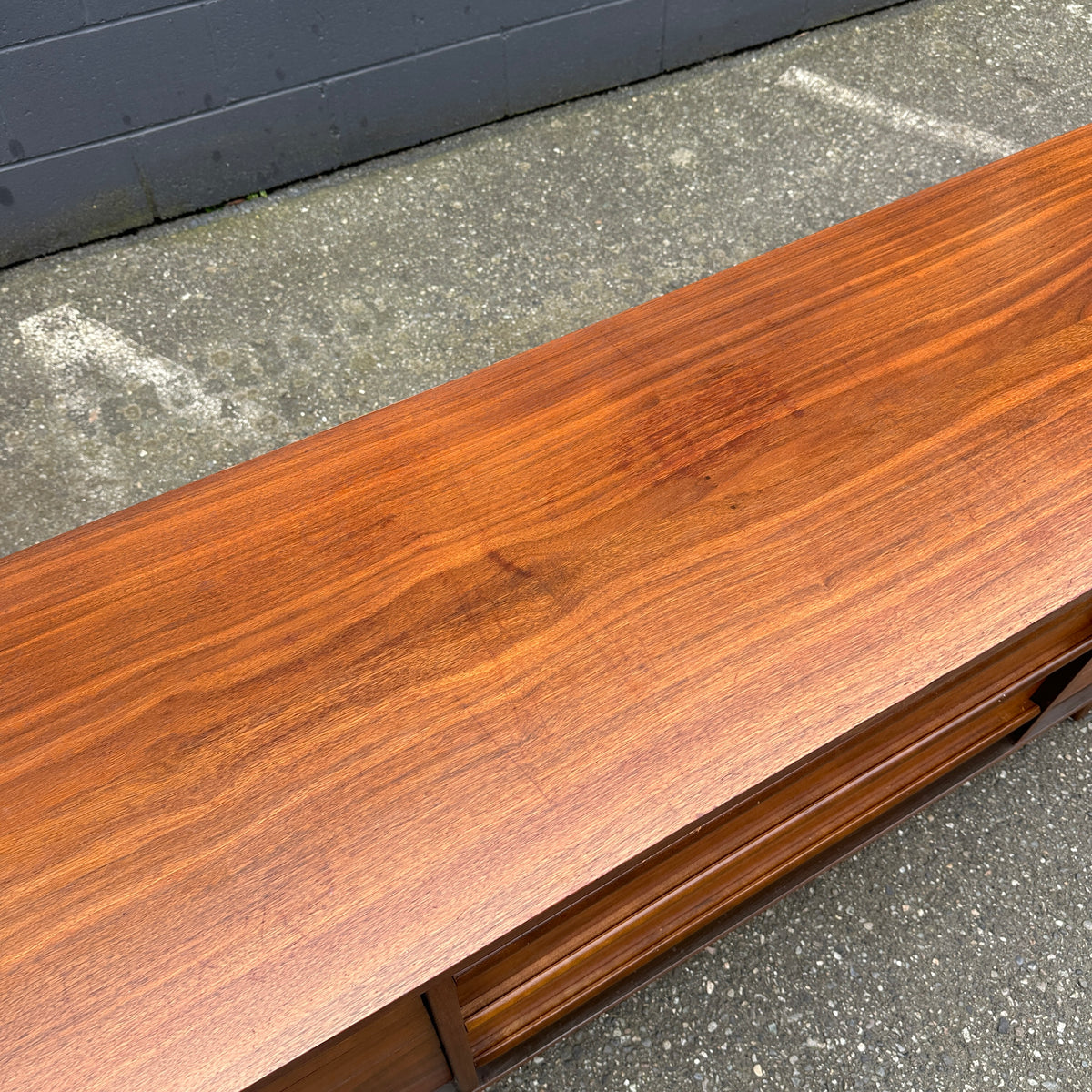 Mid-Century Walnut Credenza