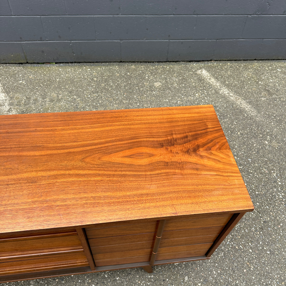 Mid-Century Walnut Credenza