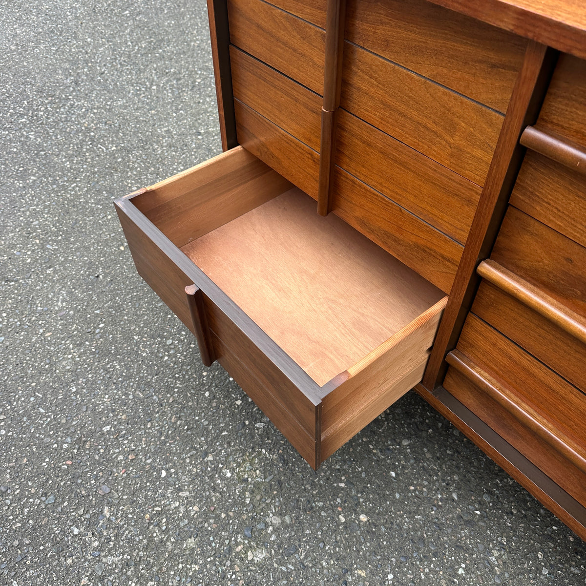 Mid-Century Walnut Credenza