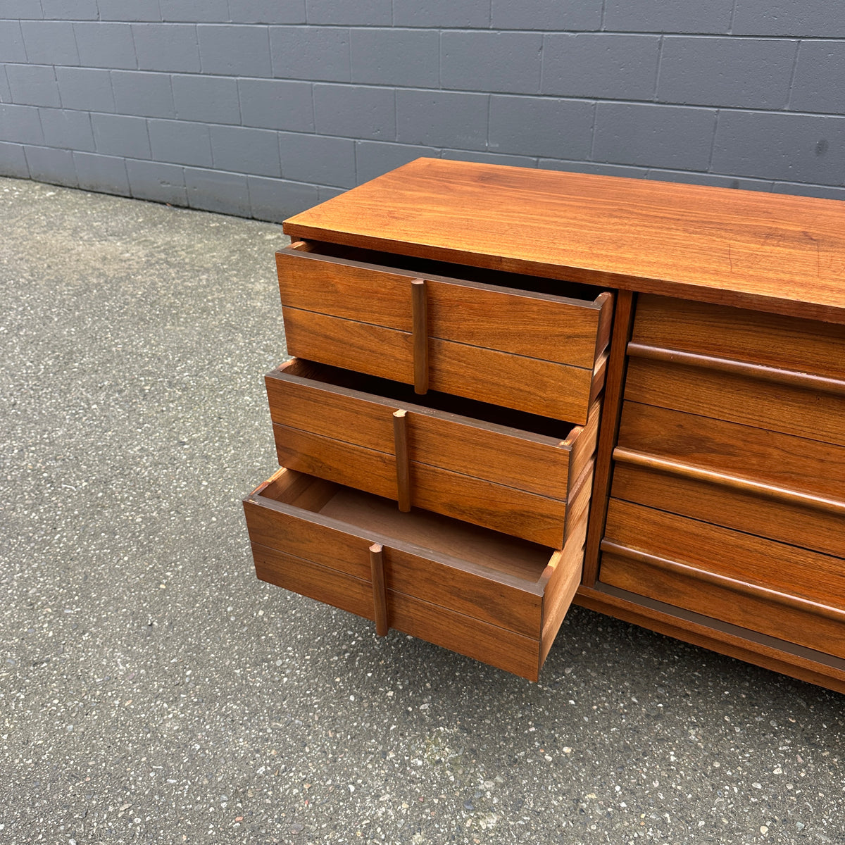 Mid-Century Walnut Credenza