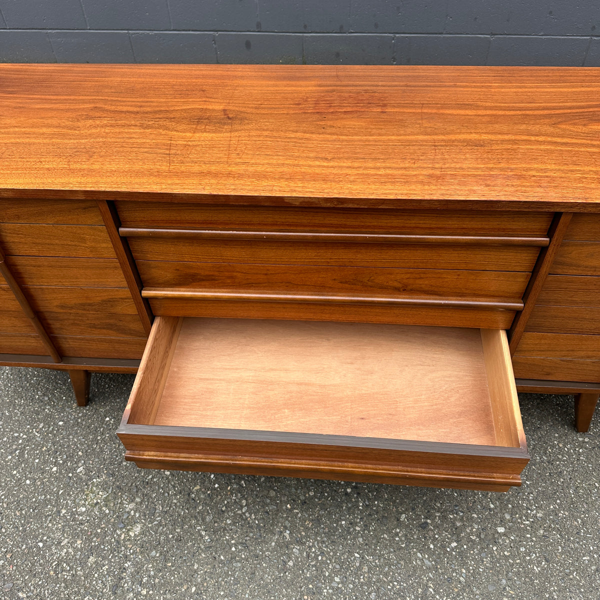 Mid-Century Walnut Credenza