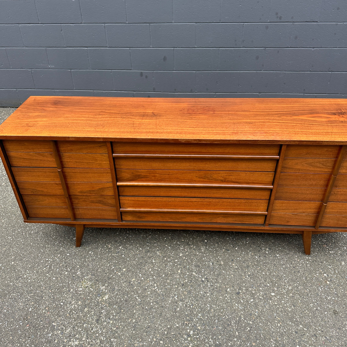 Mid-Century Walnut Credenza