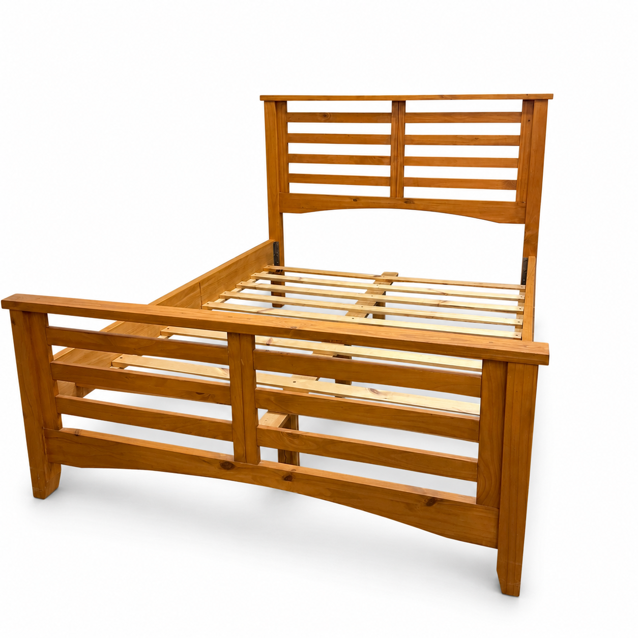 Solid Wood Full/Double Bed by Mako