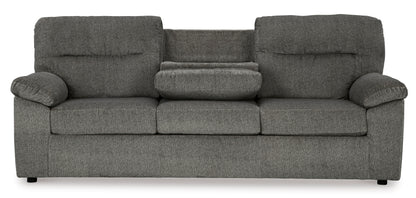 Bindura - Mineral - Sofa With Drop Down Table - Signature Design by Ashley®
