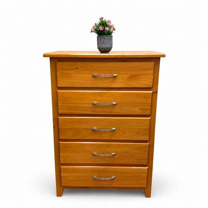 Solid Wood Highboy Dresser by Mako