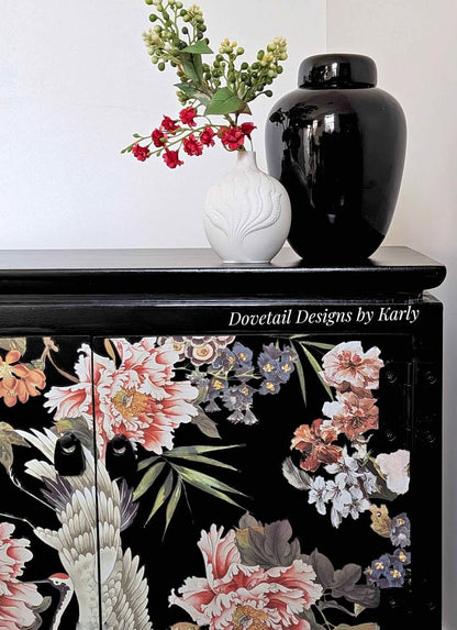 Chinoiserie Style Nighstands (x2)