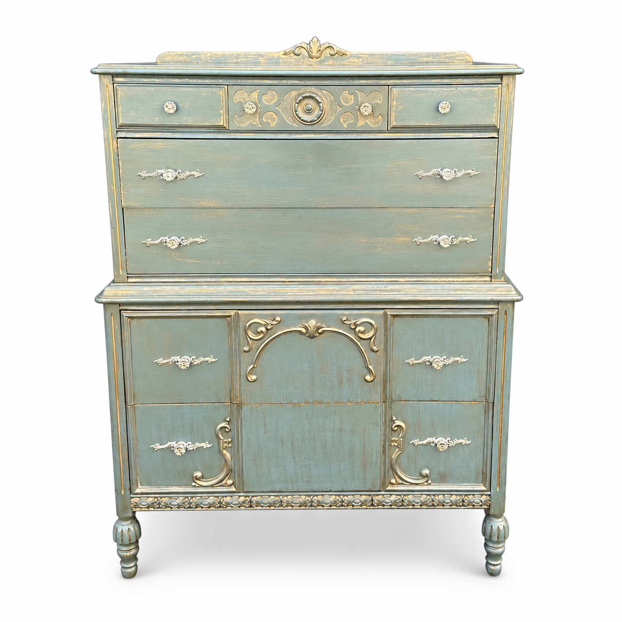 Bell&Co French Provincial Highboy Dresser