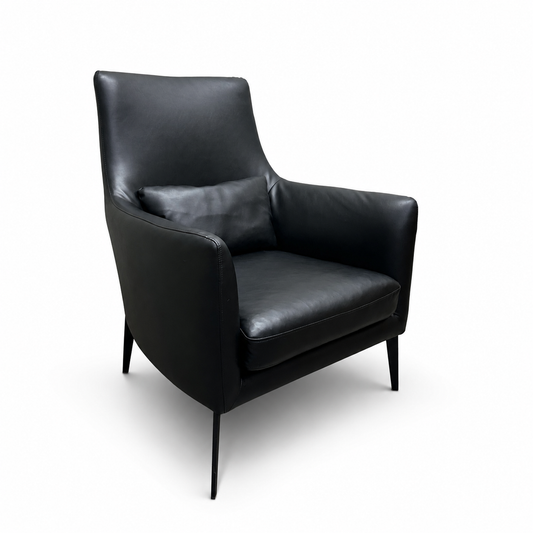 Black Modern Accent Chair