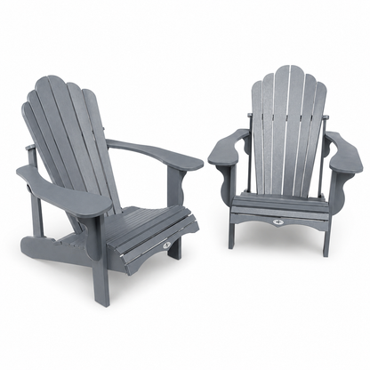 Adirondack Patio Chairs by Leisure Line- Set of 2