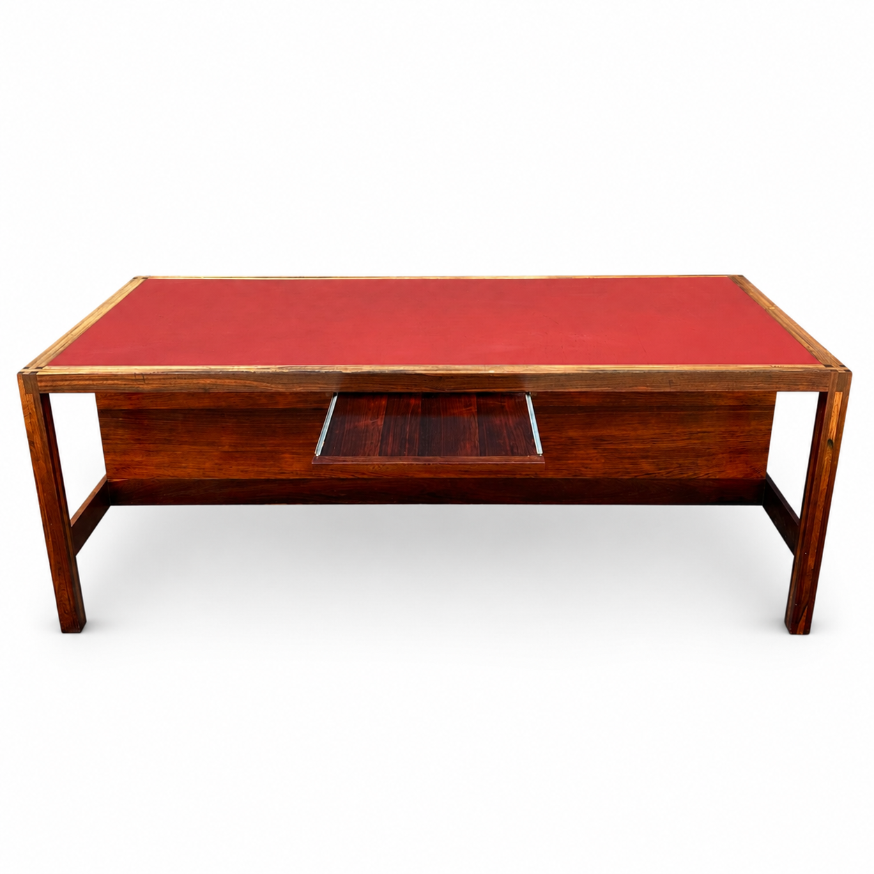 Mid-Century Modern Rosewood Executive Desk