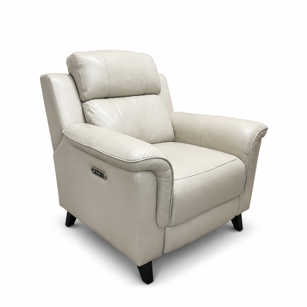 Kester Power Leather Recliner by Barcalounger