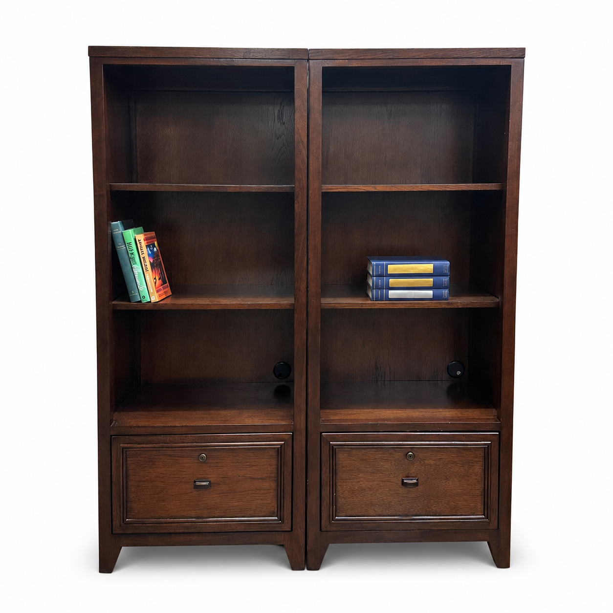 Dark Brown Shelves - 2 pieces by Hooker Furniture