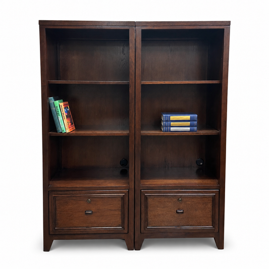 Dark Brown Shelves - 2 pieces by Hooker Furniture