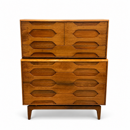 Mid-Century Arne Hovmand Highboy Dresser