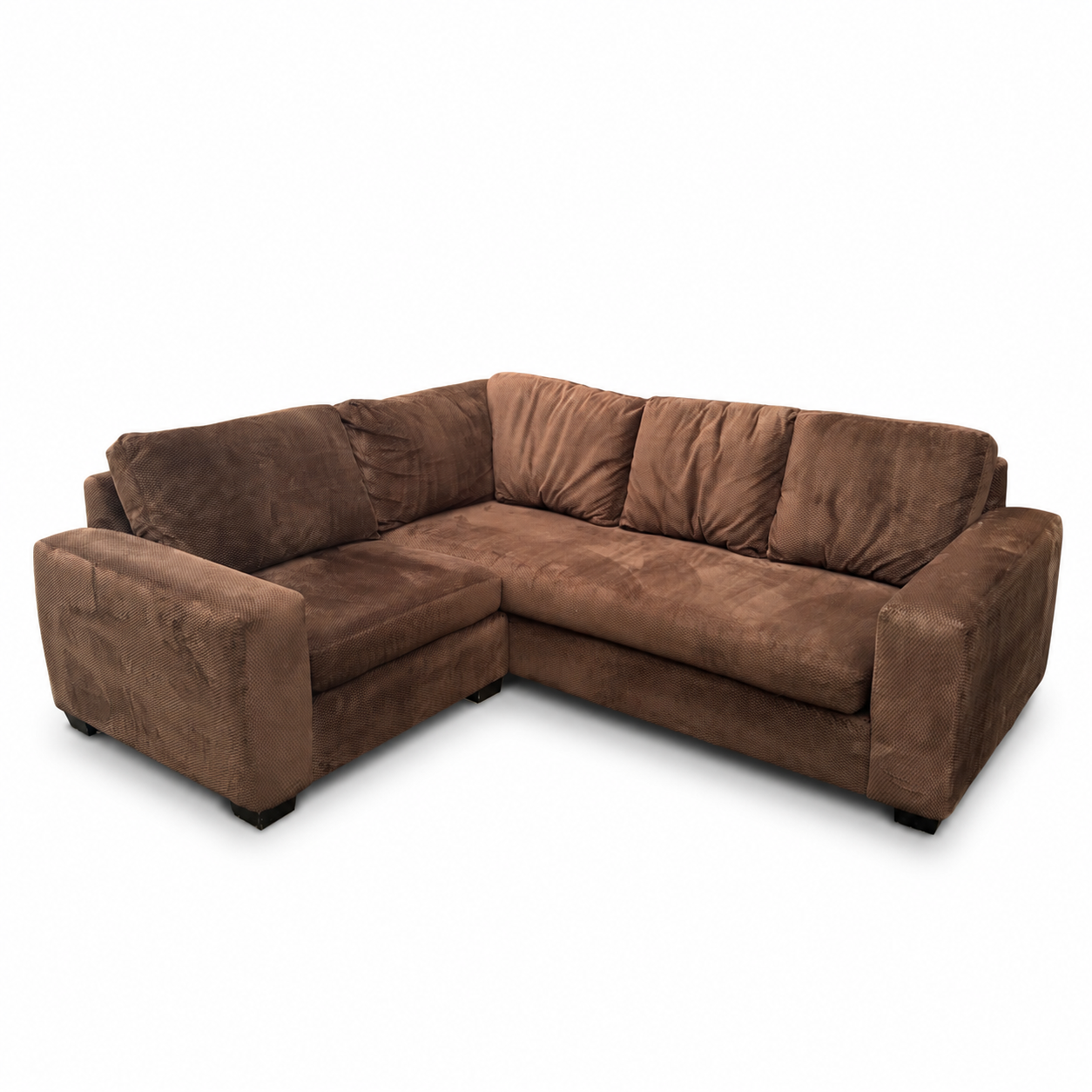 Couch Potato Dark Brown Sectional