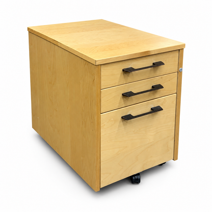 Rolling 3 Drawers Office Cabinet