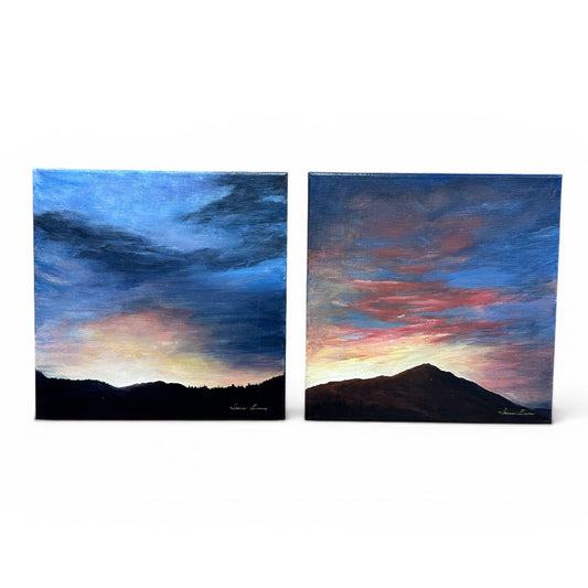 Local Abbotsford Artist - Kamloops Sunrise and Sunset