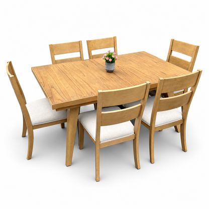 Elmwood Dining Set - 7 pieces — white background