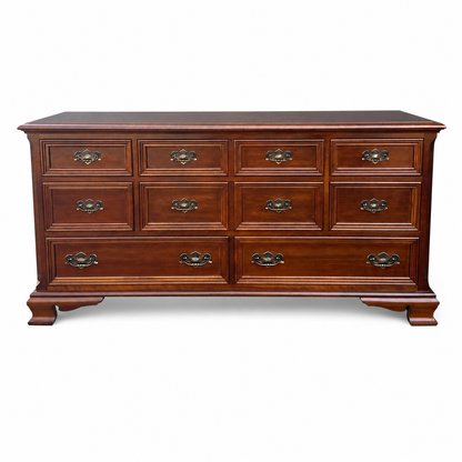 Gibbard solid cherry dresser on a white background - front view