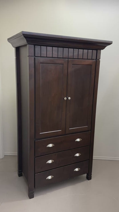 Solid Wood Storage Cabinet