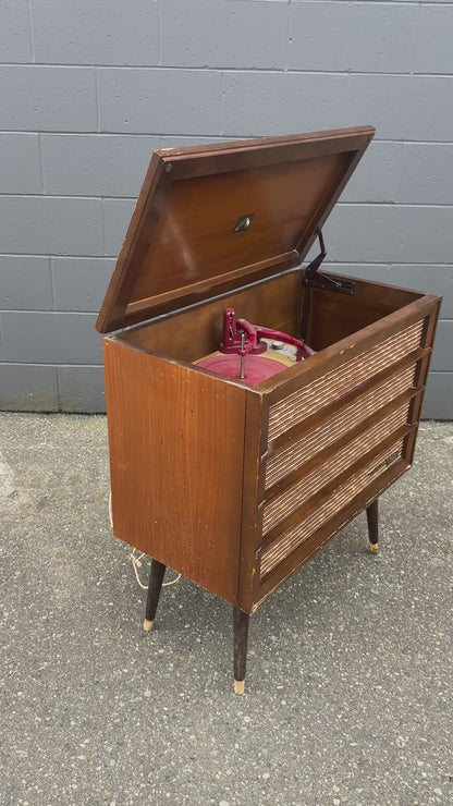 Mid-Century Modern RCA Record Player
