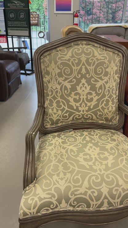 Louis XV Style Accent Arm Chairs (x2)