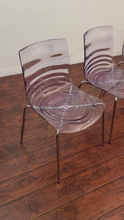 Calligaris Ice Modern Dining Chairs (set of 4)