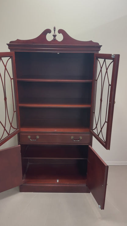 Georgian Vintage Mahogany Display Cabinet