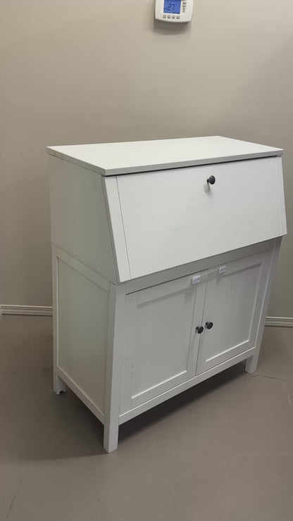 Hemnes White Secretary Desk