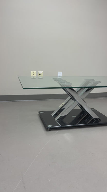 Brassex Glass Cocktail Table